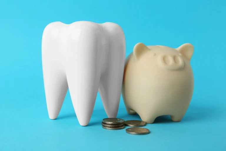 Affordable dental care concept