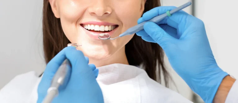 Professional teeth cleaning care