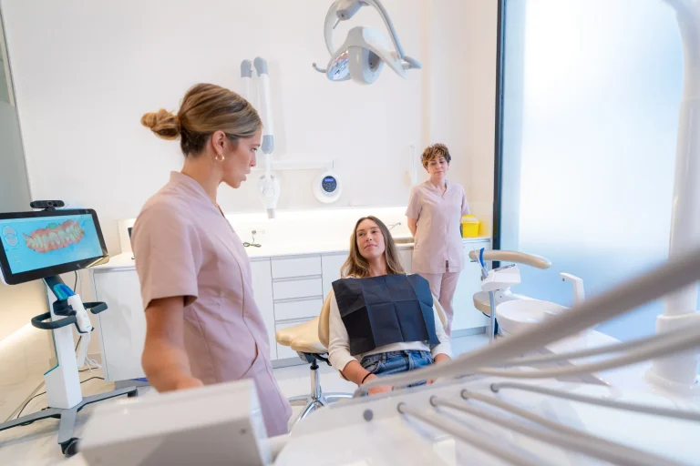 Dental clinic patient reception