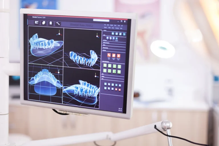 Clinical dental imaging display