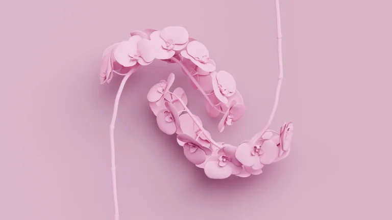 Pink retainer creative display